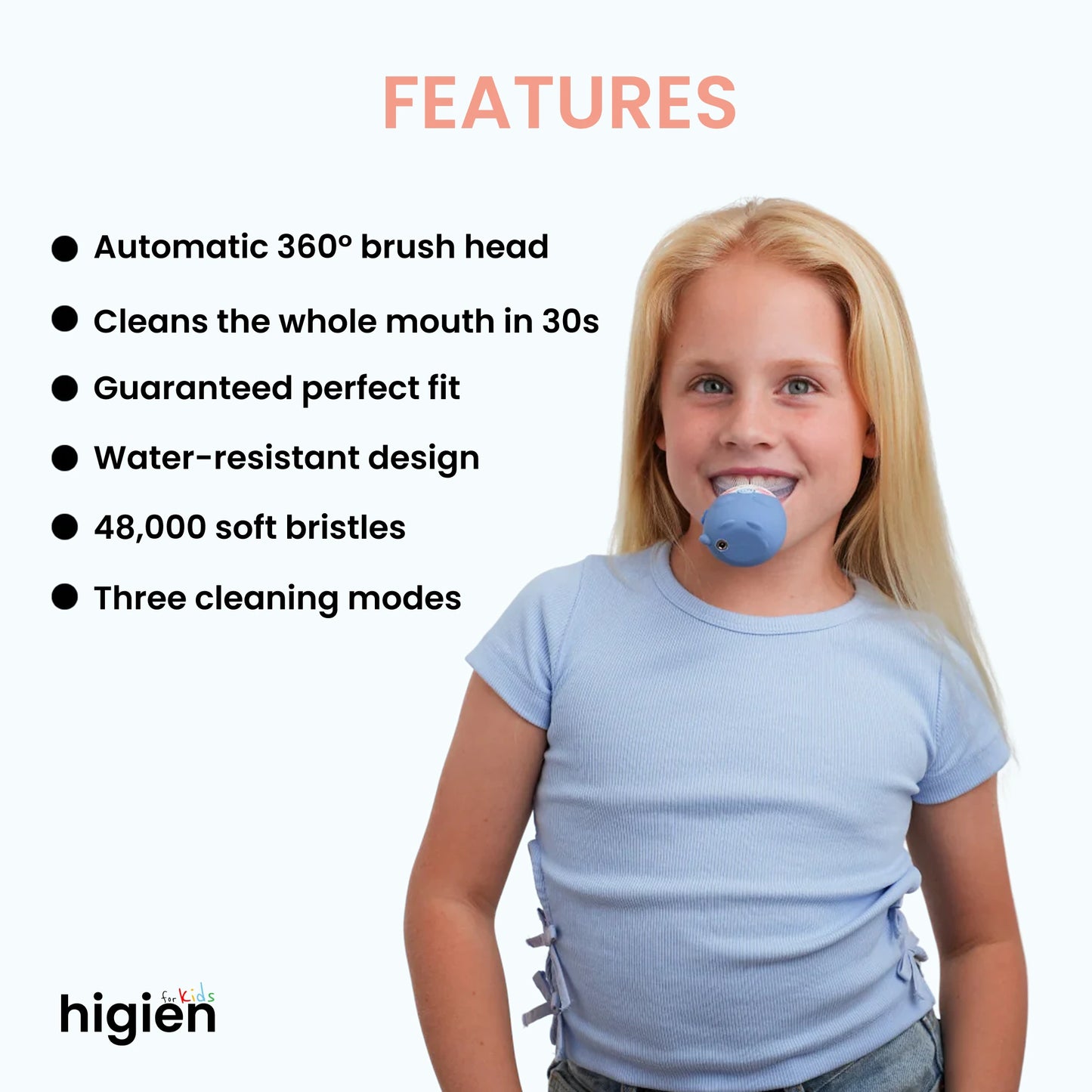 Higien™ 360° electric toothbrush for kids