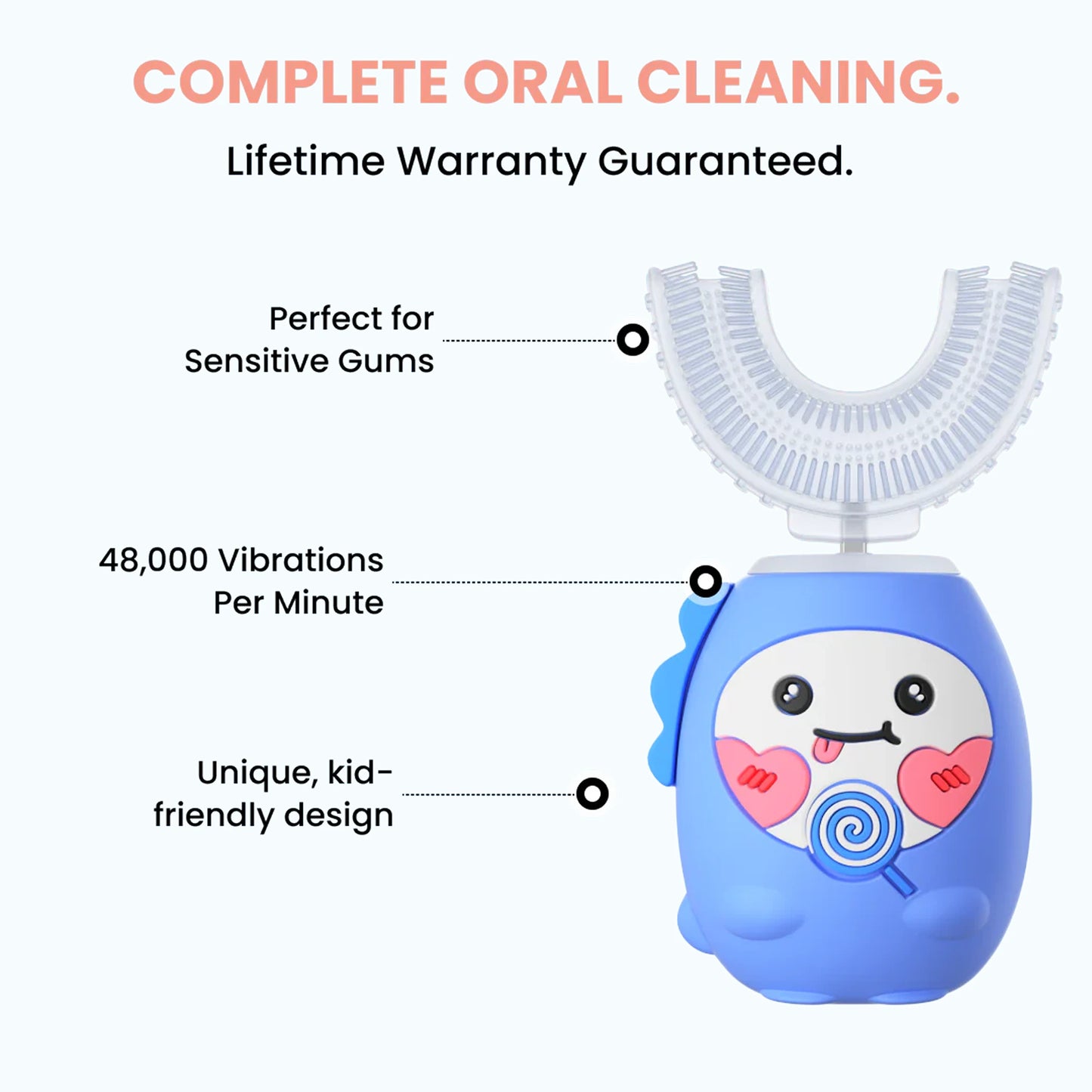 Higien™ 360° electric toothbrush for kids
